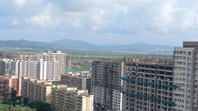 Balcony Image of 1100 Sq.ft 3 BHK Apartment / Flat for rent in Sunteck Maxx World, Naigaon East Naigaon for Rs. 21000