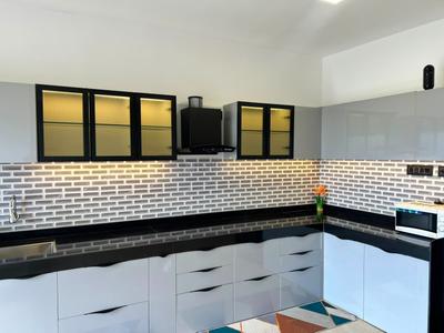 Kitchen Image of 1212 Sq.ft 3 BHK Apartment / Flat for rent in Marvel Ideal Spacio Phase 1, Pisoli Pune for Rs. 44000