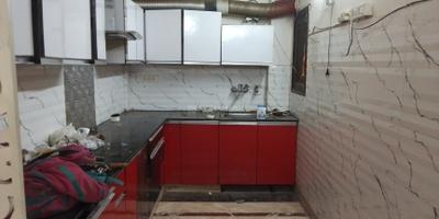 Kitchen Image of 1500 Sq.ft 3 BHK Builder Floor for rent in Bali Nagar New Delhi for Rs. 50000