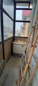 Balcony Image of 1400 Sq.ft 3.5 BHK Apartment / Flat for rent in Amrapali Zodiac, Sector 120 Noida for Rs. 32000