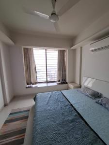 Bedroom Image of 1500 Sq.ft 3 BHK Apartment / Flat for rent in Anmol Nayantara Gold, Pathardi Phata Nashik for Rs. 26000