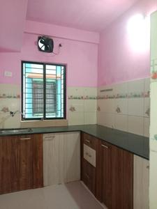 Kitchen Image of 1232 Sq.ft 3 BHK Apartment / Flat for rent in GM Meena Residency, Teghoria Kolkata for Rs. 24000