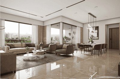Image of 2394 Sq.ft 3 BHK Apartment / Flat for sale in Rivanta Aurovile, Sargasan, Gandhinagar for Rs. 10108000