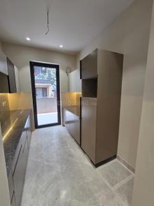Kitchen Image of 1500 Sq.ft 3 BHK Builder Floor for rent in Rajouri Garden New Delhi for Rs. 56000