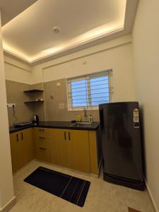 Kitchen Image of 550 Sq.ft 1 BHK Apartment / Flat for rent in BTM Layout 2nd Stage Bengaluru for Rs. 28000