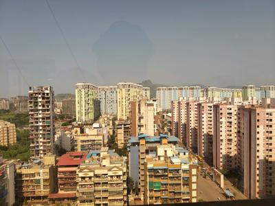 Bedroom One Image of 1150 Sq.ft 2 BHK Apartment / Flat for rent in Siddharth Geetanjali Solitaire, Taloja Navi Mumbai for Rs. 25000