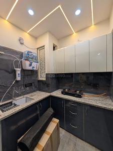 Kitchen Image of 500 Sq.ft 1 BHK Builder Floor for rent in Ashok Nagar New Delhi for Rs. 23000