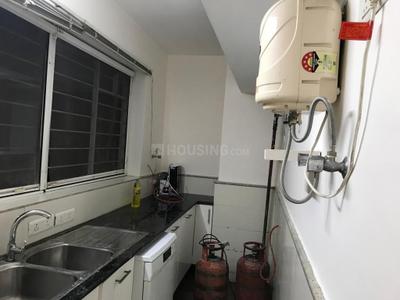 Kitchen Image of 3100 Sq.ft 3 BHK Apartment / Flat for rent in Meenakshi Trident Towers, Hitech City Hyderabad for Rs. 130000