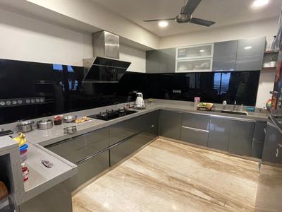 Kitchen Image of 4315 Sq.ft 4 BHK Apartment / Flat for sale in Iscon Platinum, Bopal Ahmedabad for Rs. 40000000