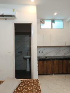 Kitchen Image of 400 Sq.ft 1 RK Builder Floor for rent in Nabha Zirakpur for Rs. 12500