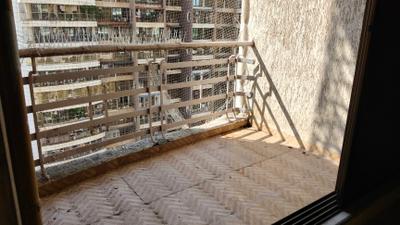 Balcony Image of 1225 Sq.ft 2 BHK Apartment / Flat for rent in Paradise Sai Crystals, Kharghar Navi Mumbai for Rs. 40000