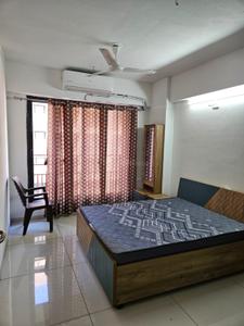 Bedroom Image of 1700 Sq.ft 3 BHK Apartment / Flat for rent in Diwali Skyz, Vaishno Devi Circle Ahmedabad for Rs. 32000
