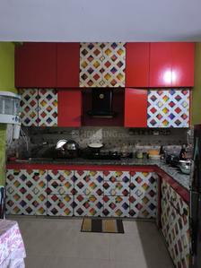 Kitchen Image of 1400 Sq.ft 3 BHK Apartment / Flat for rent in Prayas Janki Square, Tupudana Ranchi for Rs. 14000