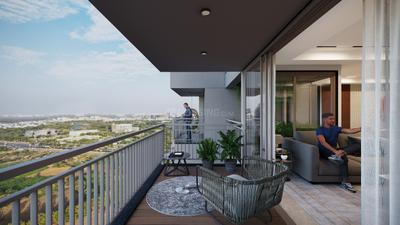 Balcony Image of 2691 Sq.ft 3 BHK Apartment / Flat for sale in Anantara Alora, Science City Ahmedabad for Rs. 15600000