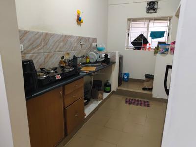 Kitchen Image of 1100 Sq.ft 2 BHK Apartment / Flat for rent in New Tippasandra Bengaluru for Rs. 40000