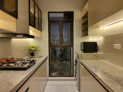 Kitchen Image of 1000 Sq.ft 2 BHK Apartment / Flat for sale in Raymond Ten X Era Raymond Realty Tower A, Thane West Thane for Rs. 21000000