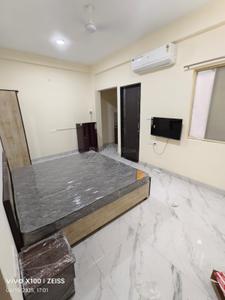Bedroom Image of 400 Sq.ft 1 BHK Builder Floor for rent in Mahalakshmi Nagar Indore for Rs. 16500