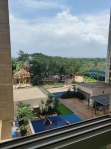 Balcony Image of 1160 Sq.ft 2 BHK Apartment / Flat for rent in Lodha Amara, Kolshet Thane for Rs. 42000