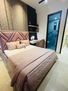 Bedroom Image of 1400 Sq.ft 3 BHK Apartment / Flat for sale in Aeren Homes, Peer Muchalla Zirakpur for Rs. 8000000