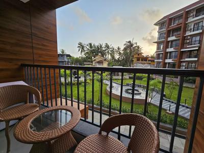 Balcony Image of 695 Sq.ft 1 BHK Apartment / Flat for sale in Raichandani Botanica, Candolim Goa for Rs. 12500000