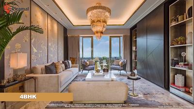 Hall Image of 1100 Sq.ft 2 BHK Apartment / Flat for sale in Piramal Aranya, Byculla Mumbai for Rs. 37000000