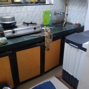 Kitchen Image of 325 Sq.ft 1 BHK Apartment / Flat for rent in Malad West Mumbai for Rs. 23000