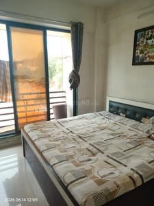 Bedroom Image of 700 Sq.ft 2 BHK Apartment / Flat for rent in Aawaass River Front, Randesan Gandhinagar for Rs. 19000