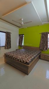 Bedroom Image of 900 Sq.ft 3 BHK Independent House for rent in Iscon Ambli Road Ahmedabad for Rs. 32000