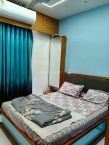 Bedroom Image of 1200 Sq.ft 3 BHK Apartment / Flat for rent in Parmeshwar Trident, Chandkheda Ahmedabad for Rs. 45000