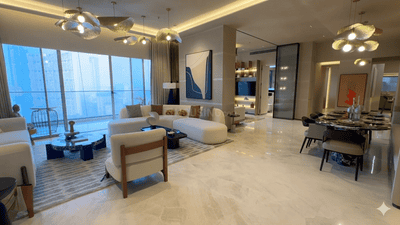 Living Room Image of 2815 Sq.ft 4 BHK Apartment / Flat for sale in Purva Silversky, Electronic City Phase 2 Bengaluru for Rs. 42000000