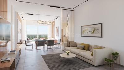 Hall Image of 1537 Sq.ft 3 BHK Apartment / Flat for sale in Candeur Crescent, Serilingampally Hyderabad for Rs. 14200000
