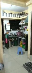 Kitchen Image of 600 Sq.ft 1 BHK Apartment / Flat for sale in Godadara Surat for Rs. 1580000