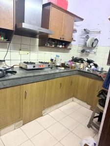 Kitchen Image of 165 Sq.ft 1 BHK Independent House for rent in Surya Nagar Ghaziabad for Rs. 15000