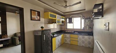 Kitchen Image of 1030 Sq.ft 2 BHK Apartment / Flat for rent in Jaybhave Raj Tower, Rane Nagar Nashik for Rs. 21000