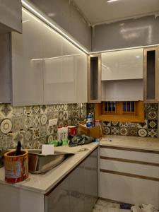 Kitchen Image of 400 Sq.ft 1 BHK Apartment / Flat for sale in The Shiva Luxury Floors, Dwarka Mor New Delhi for Rs. 2600000