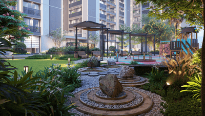 Image of 2106 Sq.ft 3 BHK Apartment / Flat for sale in Elara, PDPU Road, Gandhinagar for Rs. 9126000