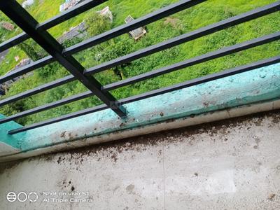 Balcony Image of 520 Sq.ft 1 BHK Apartment / Flat for rent in Ram Laxman Sadguru Residency, Shilphata Thane for Rs. 12000