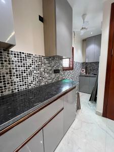 Kitchen Image of 450 Sq.ft 1 BHK Builder Floor for rent in Lajpat Nagar New Delhi for Rs. 40000