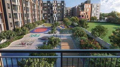 Balcony Image of 1991 Sq.ft 4 BHK Apartment / Flat for sale in Padur Chennai for Rs. 15300000