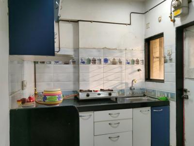 Kitchen Image of 500 Sq.ft 1 BHK Apartment / Flat for sale in Kasarvadavali Thane for Rs. 5000000
