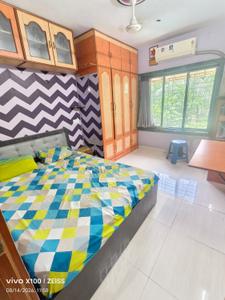 Bedroom Image of 900 Sq.ft 2 BHK Apartment / Flat for rent in Virat Tower, Kalwa Thane for Rs. 35000