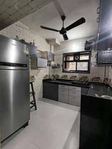 Kitchen Image of 595 Sq.ft 1 BHK Apartment / Flat for rent in Borivali West Mumbai for Rs. 34500