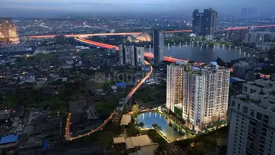 Image of 983 Sq.ft 3 BHK Apartment / Flat for sale in Laguna Bay, Topsia, Kolkata for Rs. 19500000