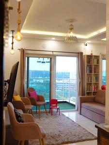 Hall Image of 1300 Sq.ft 2 BHK Apartment / Flat for rent in Brigade Lakefront, Hoodi Bengaluru for Rs. 80000