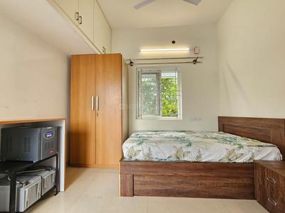 Bedroom Image of 400 Sq.ft 1 RK Studio for rent in Kasturi Nagar Bengaluru for Rs. 23000