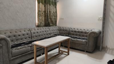Living Room Image of 1145 Sq.ft 2 BHK Apartment / Flat for rent in Adani Elysium, Shantigram Ahmedabad for Rs. 34000