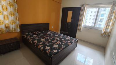Bedroom Image of 1427 Sq.ft 2.5 BHK Apartment / Flat for rent in Adani Elysium, Shantigram Ahmedabad for Rs. 35000