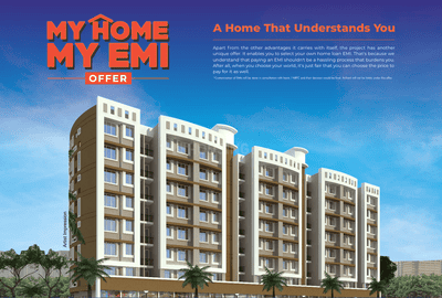 Image of 632 Sq.ft 1 BHK Apartment / Flat for sale in Arihant Amisha Phase III, Taloja, Navi Mumbai for Rs. 2800000