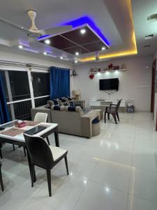Hall Image of 1575 Sq.ft 3 BHK Apartment / Flat for rent in SJR Blue Waters PH 1, Parappana Agrahara Bengaluru for Rs. 66000