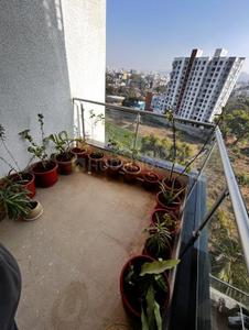 Balcony Image of 1250 Sq.ft 2 BHK Apartment / Flat for rent in Prayeja Pearl, Nanded Pune for Rs. 36001